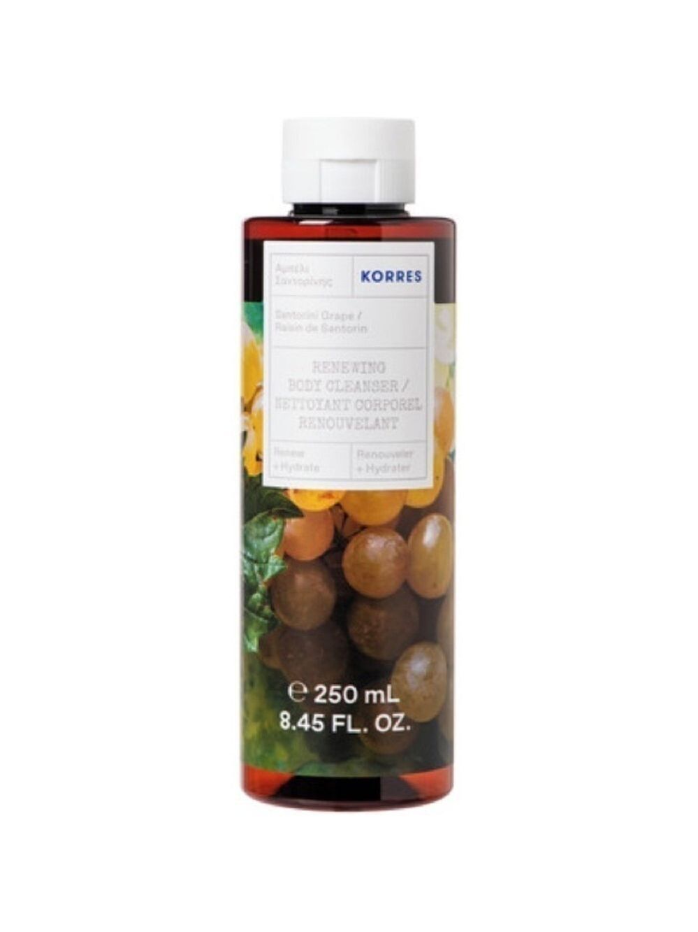 Korres
Santorini Grape Renewing Body Cleanser